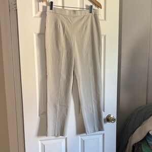 JM Collection Light Beige Straight Pants